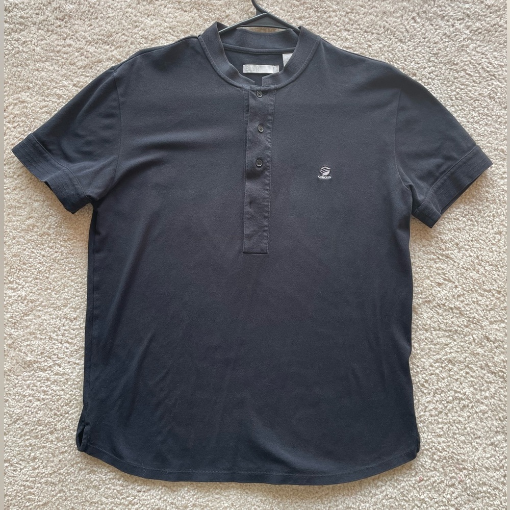 Adidas slvr men’s black shirt